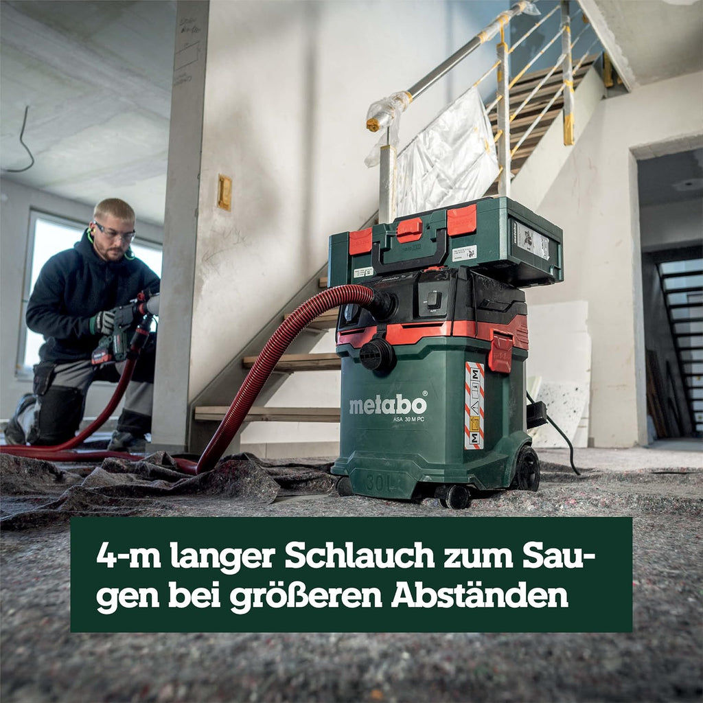 Allessauger Nass- und Trockensauger ASA 30 M PC 602087000 30L Staubklasse M Filterabreinigung 8m Kabel
