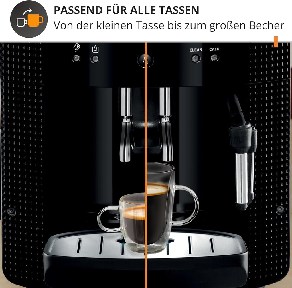 Kaffeevollautomat EA810870 1,8L 1450W mit Milchschaumdüse 2-Tassen Funktion Thermoblock System