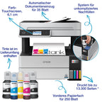 Tintentank-Multifunktionsdrucker EcoTank ET-5150 A4 WLAN Ethernet Duplexdruck 4800 x 1200 dpi 250 Blatt 35 Blatt Dokumenteneinzug