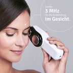 Ultraschalltherapiegerät mit 1 MHz und 3 MHz Doppelsonde kabelgebunden für Gesicht und Körper