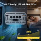 Dachklimaanlage Kühlung 12V 6000BTU 1,8kW Mehrere Modi Niederdruckschutz für Wohnmobil Wohnwagen LKW Camper Bagger