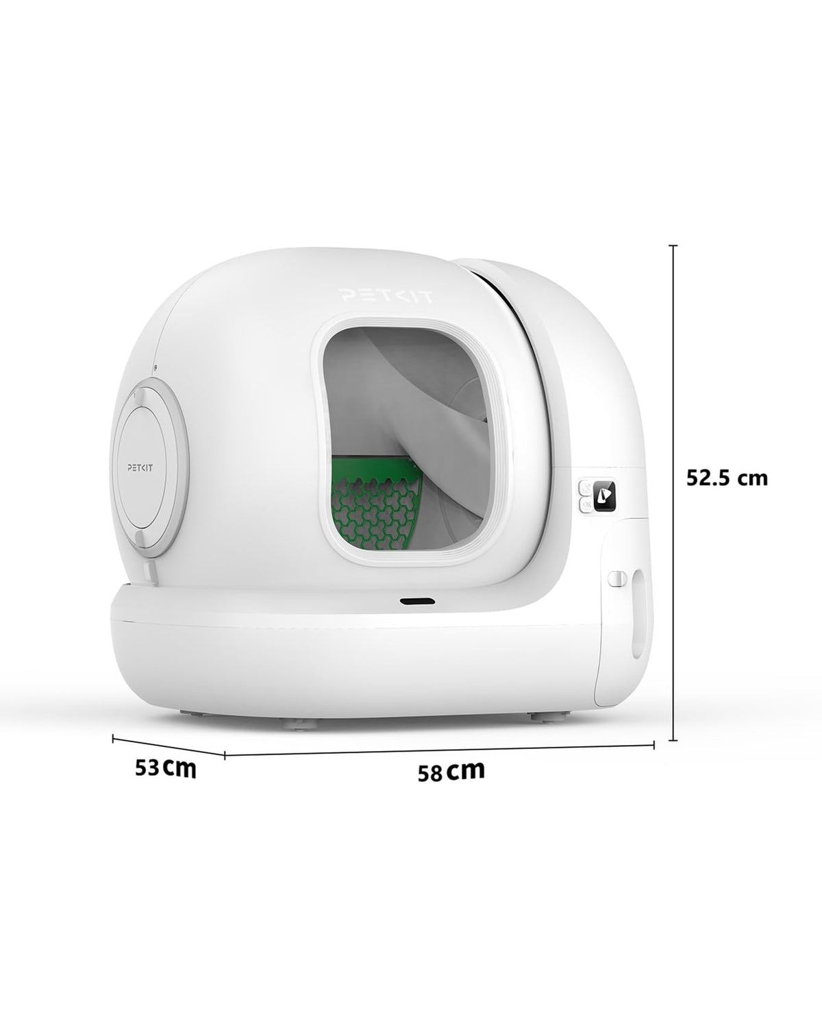Katzentoilette selbstreinigend Pura Max 2 76 L App-Steuerung XSecure 8 kg Traglast 58 x 53 x 52,5 cm