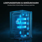 Getränkekühlschrank 86L YC-86 Kompakt freistehend 4 verstellbare Ablagen digitale Temperaturregelung frostfrei 48x45x80 cm