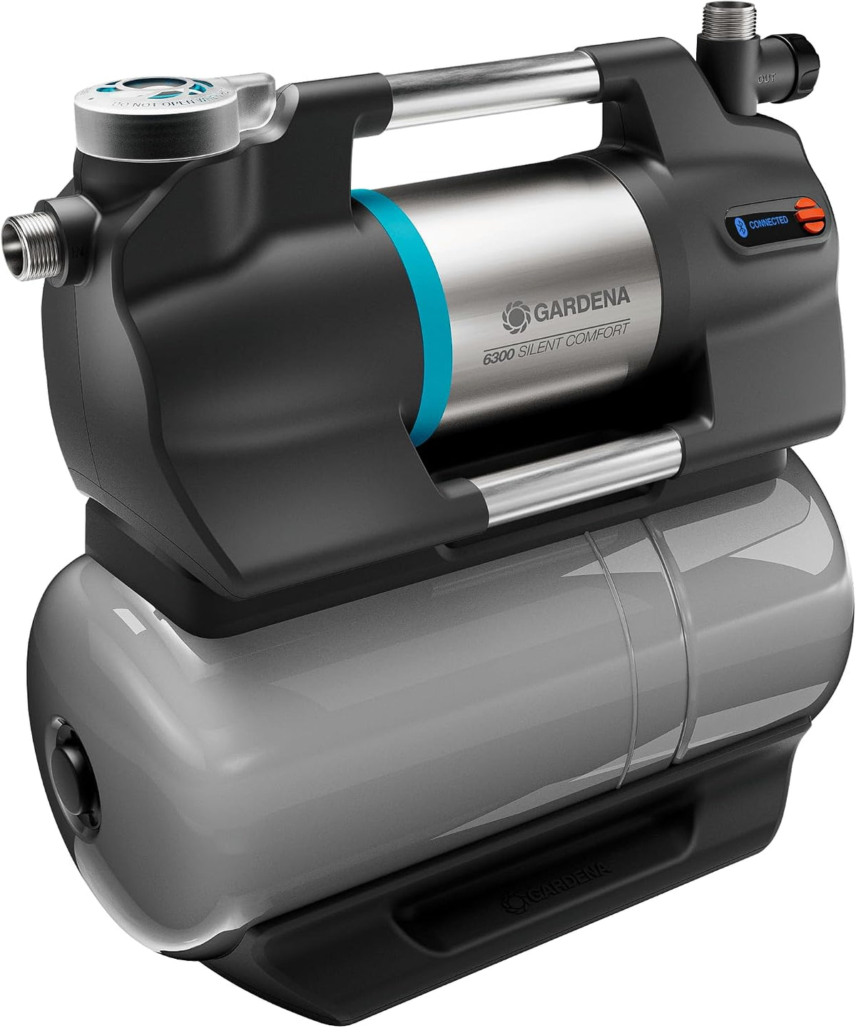 Hauswasserwerk 6300 SilentComfort 6300 l/h 25 l Wasserspeicher Bluetooth-Steuerung integrierter Filter