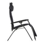 Lafuma MOBILIER Relaxliege RSX Clip AirComfort Zero Gravity Klappbar Schwarz 163 x 67 x 115 cm