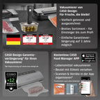 Kammervakuumierer VacuChef 40 Modell 1417 3L Vakuumkammer 70L/min Doppelte Schweißnaht inkl 20 Vakuumbeutel