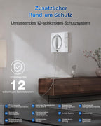 Fensterputzroboter W2 Pro Omni WG851-11 Glasreinigung 6-in-1 Station Win-SLAM 4.0 12-Stufen Schutz 3-Düsen Sprühkopf Weiß
