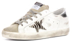 Golden Goose Super Star In White Silver For Women