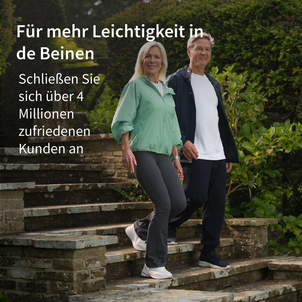 Durchblutungs-Stimulator Medic mit NMES-Technologie und TENS-Pads zur Anwendung an Beinen und Körper kabellos