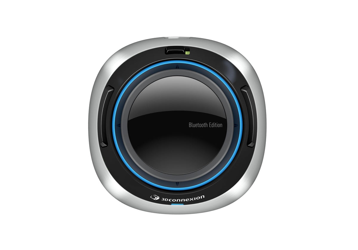3D-Maus SpaceMouse Wireless Bluetooth Edition kabellos 2 programmierbare Tasten USB-C Akku Schwarz