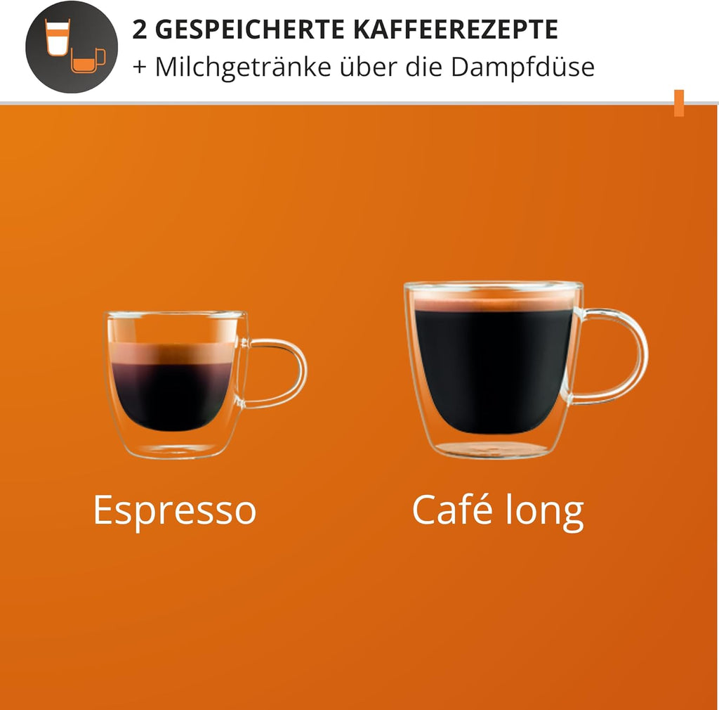 Kaffeevollautomat EA810870 1,8L 1450W mit Milchschaumdüse 2-Tassen Funktion Thermoblock System
