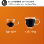 Kaffeevollautomat EA810870 1,8L 1450W mit Milchschaumdüse 2-Tassen Funktion Thermoblock System