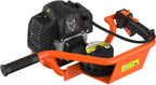 Erdbohrer Benzin FX-EB152 52cc 3 PS mit 100 150 200 mm Bohrern Erdlochbohrer Pfahlbohrer
