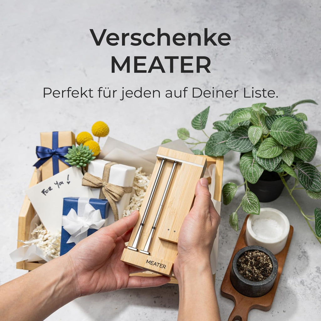 Digitales Fleischthermometer Pro Duo 2 Sonden Kabellos WLAN App Steuerung für Grill Ofen Smoker