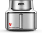 Heißluftfritteuse mit Keramikbeschichtung ICONIC SE601S 6,2L 7-in-1 1725W PFAS-freier Garraum Edelstahl