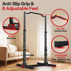 Kraftturm JU30 5-in-1 Klimmzugstange Dip Station höhenverstellbar faltbar 204 kg Belastbarkeit 112 × 105 × 210 cm