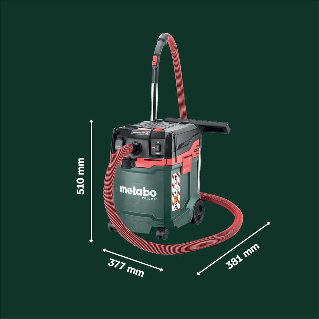 Allessauger Nass- und Trockensauger ASA 30 M PC 602087000 30L Staubklasse M Filterabreinigung 8m Kabel