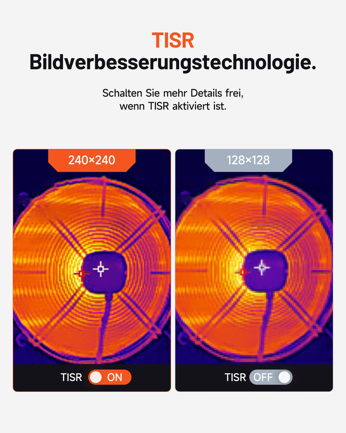 Wärmebildkamera TC004 Mini-A 240x240 TISR IR Auflösung 25Hz Infrarot Kamera mit Fotoaufnahme und Temperaturmessung
