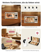 Babyphone mit 2 Kameras BM04-1 5 Zoll WLAN 1080p Nachtsicht 2-Wege-Audio Bewegungserkennung App-Steuerung 4-fach Zoom