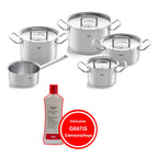 Edelstahl Kochtopfset Original-Profi Collection 6-teilig mit Metalldeckeln Induktion geeignet