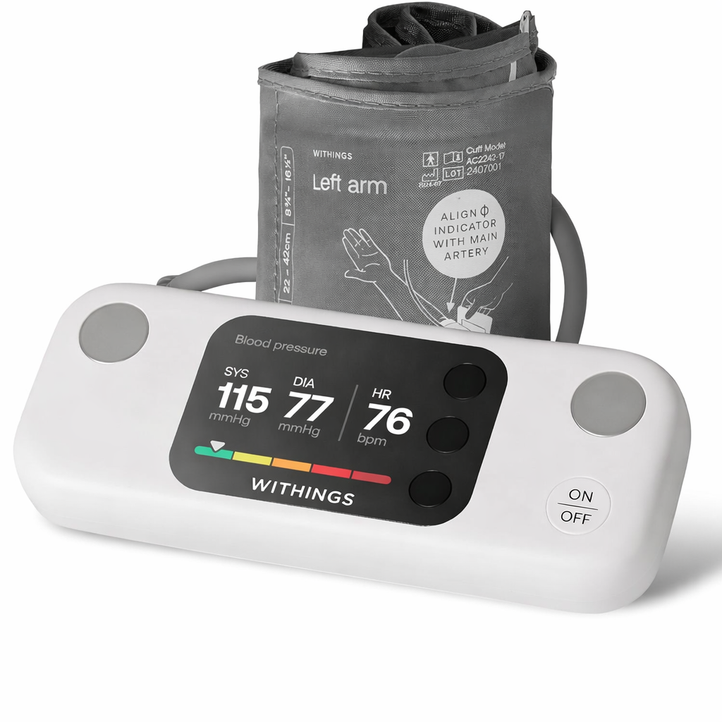 Oberarm-Blutdruckmessgerät mit EKG WPM07-08-all-Inter WLAN Bluetooth-Synchronisierung für iOS und Android