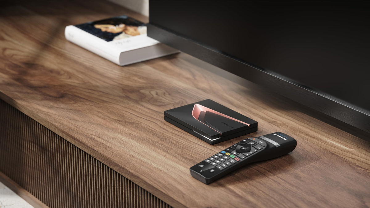 4K Streaming Media Player Z12 Ultra mit Android 12 128 GB Speicher 4 GB RAM Dolby Vision Dolby Atmos WiFi 6E Gigabit LAN Sprachfernbedienung