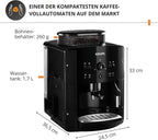 Kaffeevollautomat EA810870 1,8L 1450W mit Milchschaumdüse 2-Tassen Funktion Thermoblock System