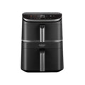 Heißluftfritteuse Turbo Tower Pro DC112 10,8 L 2630 W mit Keramikbeschichtung 2 Frittierkörben und Edelstahlrost