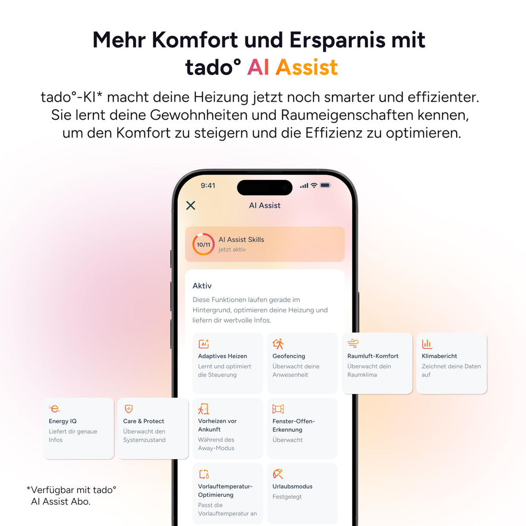 Smartes Heizkörperthermostat X Trio Pack mit App-Steuerung Thread Matter und Touchscreen 3er Set