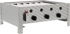 Gas Gastrobräter 3-flammig Edelstahl GB-K1103B Tischgasgrill 10000W 64x52x27 cm für Outdoor
