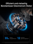 Deckenventilator mit LED Licht 132 cm dimmbar RGB Ambientlicht 54 W DC Motor App Alexa Steuerung