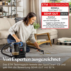 Polsterreiniger Teppichreiniger SpotClean C5 400W Nasssauger tragbar 3,72 kg für Teppiche Polster Auto