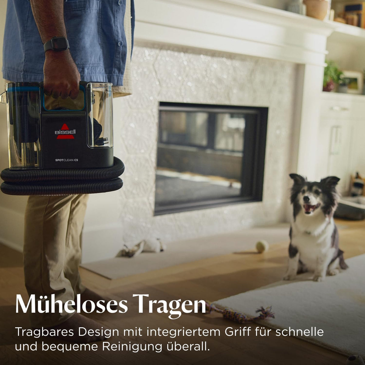 Polsterreiniger Teppichreiniger SpotClean C5 400W Nasssauger tragbar 3,72 kg für Teppiche Polster Auto
