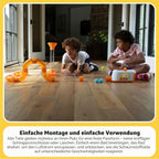 Luftbetriebenes Röhren und Kugel Physik Spielzeug Air Toobz FA454-1 STEM Experiment Set für Kinder ab 3 Jahren
