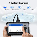 OBD2 Diagnosegerät ArtiDiag 500 4 Systeme Motor ABS SRS Getriebe 6 Service Funktionen AutoVIN Android 11 Kabel 5 Zoll