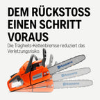 Benzin-Kettensäge 120 Mark II 967861903 38,2 cm³ 1,4 kW 14 Zoll Schiene H37 Kette 16,8 m/s