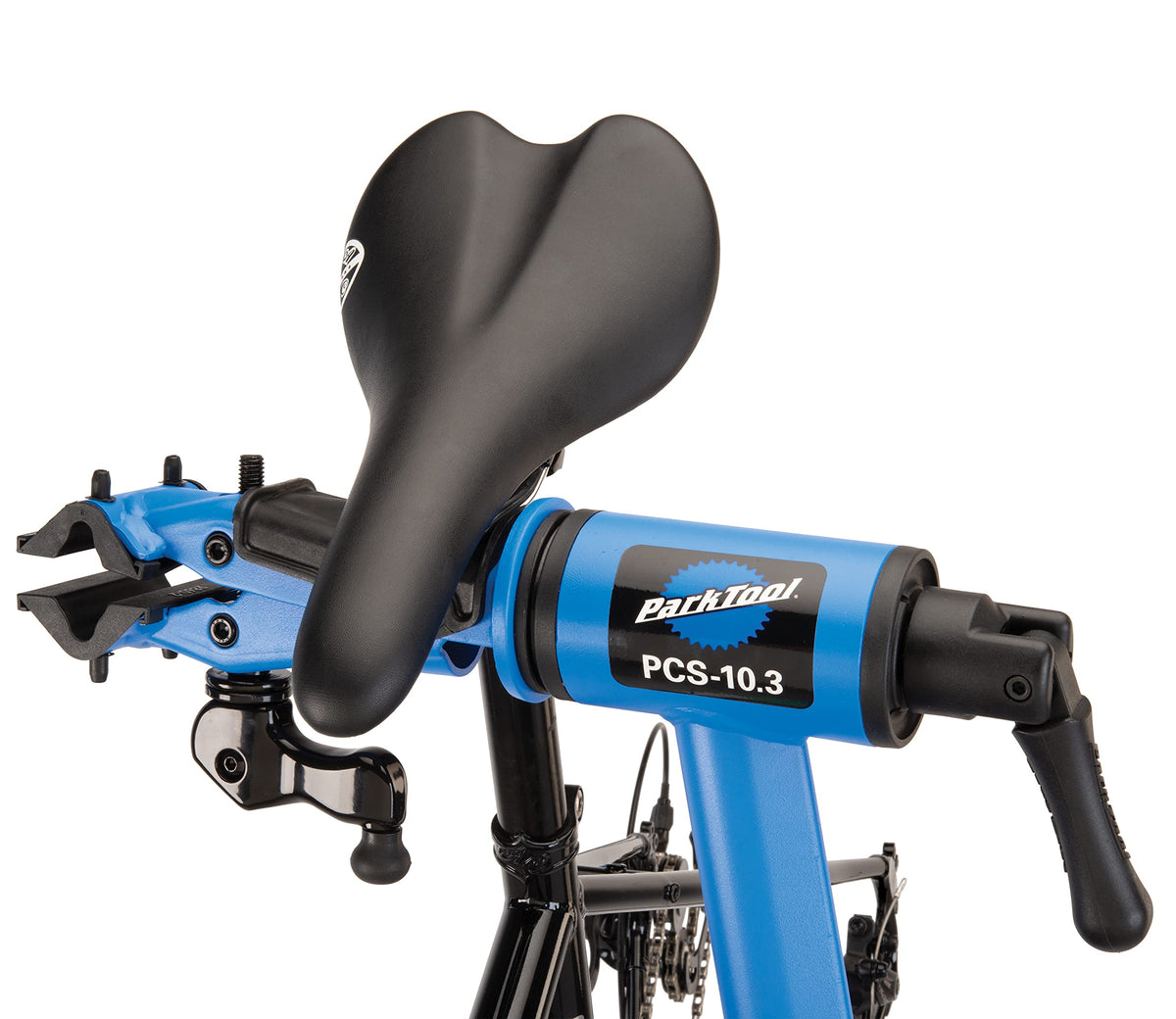 Fahrrad Reparaturständer PCS-10.3 höhenverstellbar klappbar mit verstellbarer Klemme 37 × 37 × 145 cm