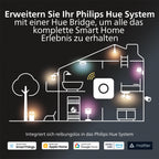 LED Wandleuchte Dymera 10 W 1500 lm IP44 Schwarz mit Farbwechsel und Sprachsteuerung für Innen- und Außenbereich