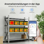 LiFePO4 Batterie 12V 100Ah mit Bluetooth BMS und 12/24V 20A Ladegerät Low Temperatur Schutz für Wohnmobil Boot