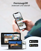 PoE NVR Überwachungsrekorder RLN8-410 8 Kanäle 2 TB Festplatte 4K IP-Kamera Unterstützung