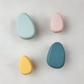 Tropfen Wandhaken aus Eschenholz, 5 x 7 cm oder 7 x 10 cm, Matte Farbe
