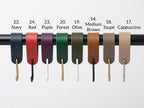 Leder S-Haken - Skandinavisches Design Garderobenhaken für Küche, Bad & Möbel