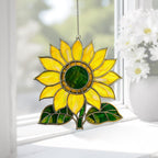Acryl Sonnenblume Suncatcher Fenster Dekoration 9-30 cm