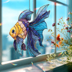 Acryl-Sonnenfänger Fisch, Goldfisch Fensterhängend, Ozean Sea Life Dekoration für Aquarium Liebhaber