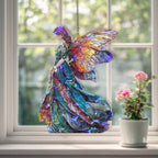 Acryl-Sonnenfänger „Feenprinzessin“, Fantasievolle Feen-Wohndekoration