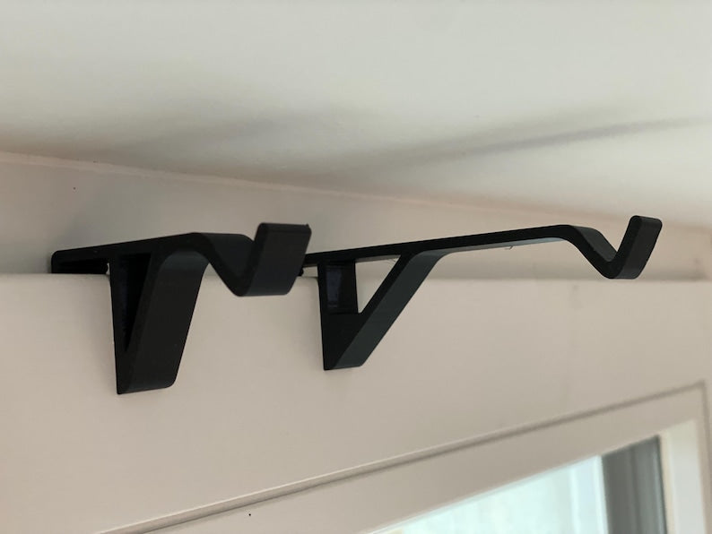 Fensterhaken Halterung für Fensterschmuck, 3D-Druck, 6 cm/11 cm, 9 Farben, Rahmengröße 14-20 mm