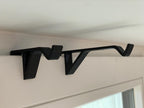 Fensterhaken Halterung für Fensterschmuck, 3D-Druck, 6 cm/11 cm, 9 Farben, Rahmengröße 14-20 mm