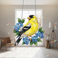 Acryl Hologramm Sonnenfänger Vogel Fensterbild Gelb Stieglitz 3 Zoll bis 12 Zoll