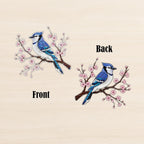 Hologramm Acryl Suncatcher, 3,5-12 Zoll, Vogel Kirschblüten Fensterschmuck, Regenbogen Maker