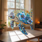 Meeresschildkröte Suncatcher Fensterbehang Acryl Ozean Tier Dekoration